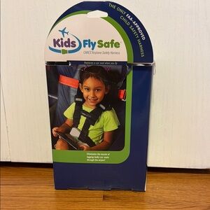 Kids Fly Safe CARES Airplane Safety Harness - Black